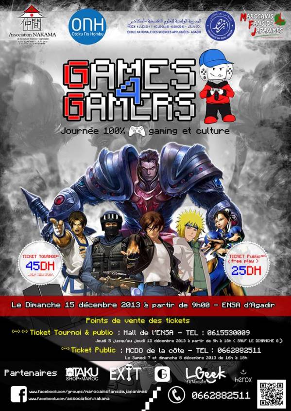 Affiche Games 4 Gamers G4G
